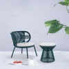 Bộ bàn ghế sân vườn giải trí Sân biệt thự mây Sân thượng ngoài trời Nghệ thuật Bàn ghế sáng tạo