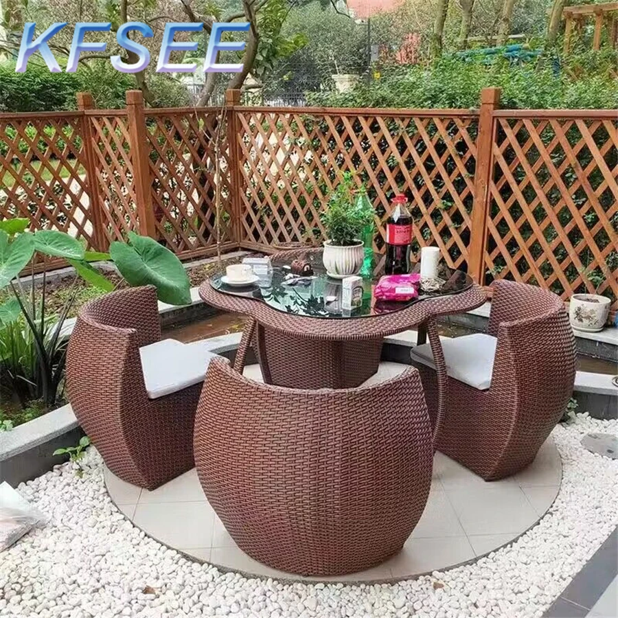 Bộ bàn ghế sân vườn lãng mạn Kfsee mây - Hình 3 Bộ bàn ghế sân vườn lãng mạn Kfsee mây - Hình 3
