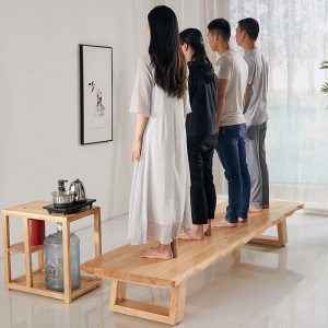 Bộ bàn ghế trà tatami kiểu Nhật – Thiết kế gỗ cứng, bàn trà ngồi truyền thống, phong cách tối giản - Hình 4