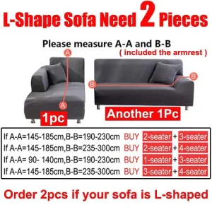 Bọc Ghế Sofa Co Giãn Chống Thấm Nước Cho Phòng Khách 1/2/3/4 Chỗ Ngồi Dày Cực Lông Cừu Hình Chữ L Góc Sofa bao Da Ghế Bành Bảo Vệ - Hình 3
