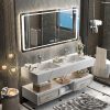 Bồn rửa mặt bằng đá nhập khẩu. - Hình 2