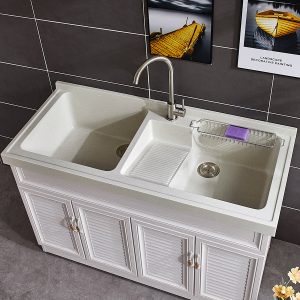 Bồn rửa mặt phòng tắm - Sản phẩm dễ dàng lắp đặt và vệ sinh, giúp bạn tiết kiệm thời gian và công sức - Hình 4