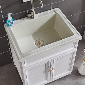 Bồn rửa mặt phòng tắm - Sản phẩm tiết kiệm không gian, giúp phòng tắm trở nên rộng rãi và thoải mái hơn - Hình 4