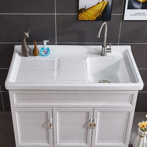 Bồn rửa mặt phòng tắm - Thiết kế đơn giản, hiện đại - Hình 4
