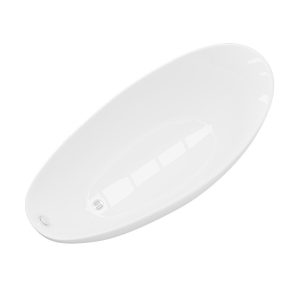 Bồn tắm acrylic toàn gia đình khách sạn nhà đầy đủ váy hình lưỡi liềm dành cho người lớn độc lập Phật Sơn cung cấp QT-023 - Hình 3
