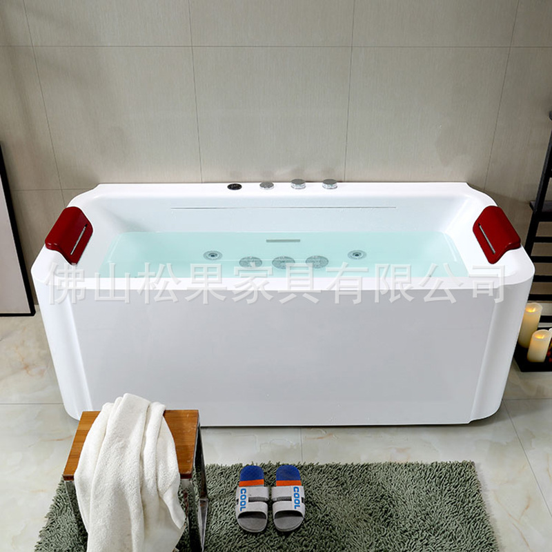 Bồn tắm Âu Mỹ Acrylic Bồn tắm Khách Sạn Nhà Người Lớn Thác Lướt Bồn tắm Lớn Massage Bồn tắm Bồn tắm - Hình 4 Bồn tắm Âu Mỹ Acrylic Bồn tắm Khách Sạn Nhà Người Lớn Thác Lướt Bồn tắm Lớn Massage Bồn tắm Bồn tắm - Hình 4