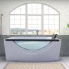 Bồn tắm Bể sục gia đình hình chữ nhật Bồn tắm đơn acrylic độc lập hiện đại lướt sóng Bồn tắm thủy tinh 150 * 85
