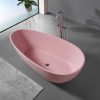 Bồn tắm Đá nhân tạo HONDAO hồng Bồn tắm đứng vệ sinh gia đình Bồn tắm khách sạn homestay nhà tắm căn hộ nhỏ
