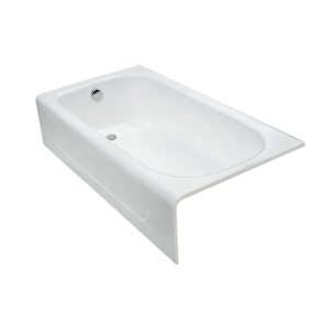 Bồn tắm gang Carrie 1.5m – Thiết bị vệ sinh cao cấp Bernardine 17722T-WK, kiểu dáng chân váy - Hình 3