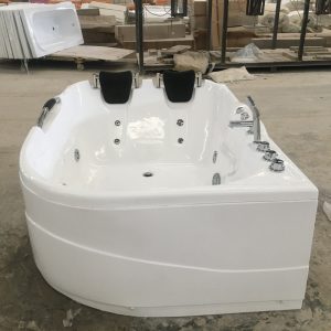 Bồn tắm Khách sạn xuất khẩu ngoại thương dành riêng cho massage hình quạt gợi cảm Bồn tắm quá khổ acrylic Bồn tắm váy đôi có lướt sóng