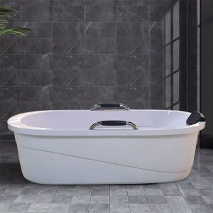 Bồn tắm người lớn Bồn tắm acrylic nhà vuông ngồi độc lập tắm Bồn tắm lớn lưới massage Bồn tắm màu đỏ câu lạc bộ Bồn tắm - Hình 2