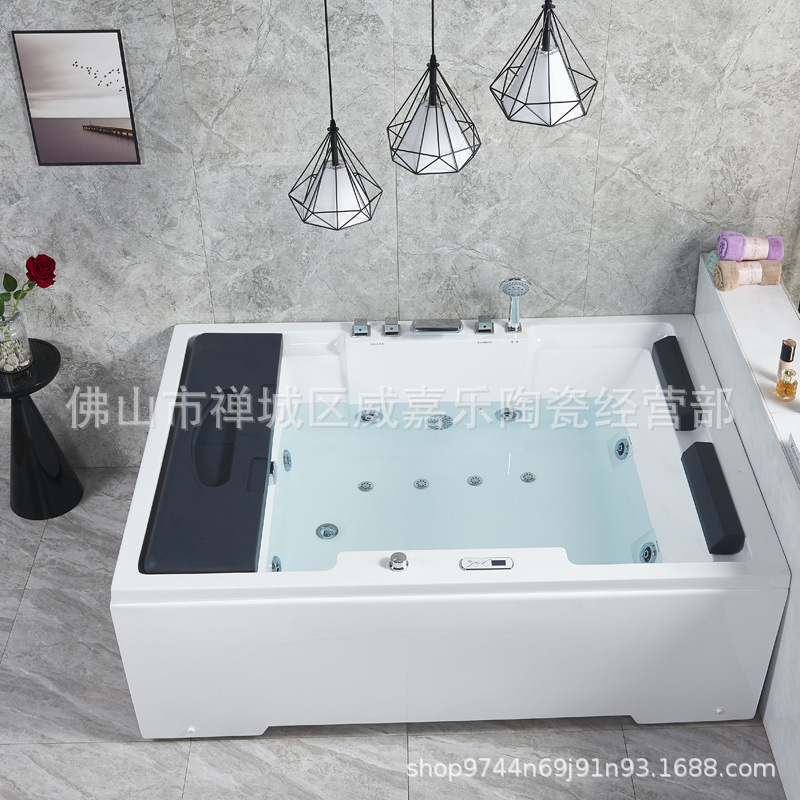 Bồn tắm Nhà máy Phật Sơn cung cấp trực tiếp Bồn tắm đôi vài nhà lướt sóng massage Bồn tắm acrylic dự án khách sạn tắm lớn - Hình 2 Bồn tắm Nhà máy Phật Sơn cung cấp trực tiếp Bồn tắm đôi vài nhà lướt sóng massage Bồn tắm acrylic dự án khách sạn tắm lớn - Hình 2