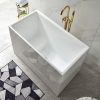 Bồn tắm nhỏ gia đình gia đình nhỏ bọt sâu phong cách Nhật Bản acrylic một mảnh ngồi độc lập có thể di chuyển hình trụ vuông siêu nhỏ