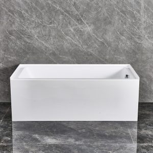 Bồn tắm Phật Sơn Feihuang Nhà sản xuất thiết bị vệ sinh Bán buôn xi lanh đơn acrylic Khách sạn Kỹ thuật gia dụng Bồn tắm nhúng cạnh nước cao - Hình 4