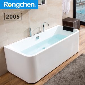 Bồn tắm Rongchen Thiết Bị Vệ Sinh Lướt Độc Lập Massage Tích Hợp Liền Mạch Bồn tắm Người Lớn Nhà Khách Sạn Bồn tắm Acrylic