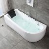 Bồn tắm Shengyu Acrylic Bồn tắm Váy Năm Mảnh Lướt Massage Sưởi Ấm Trưởng Thành Hình Chữ Nhật Cong Bồn tắm Bán Buôn