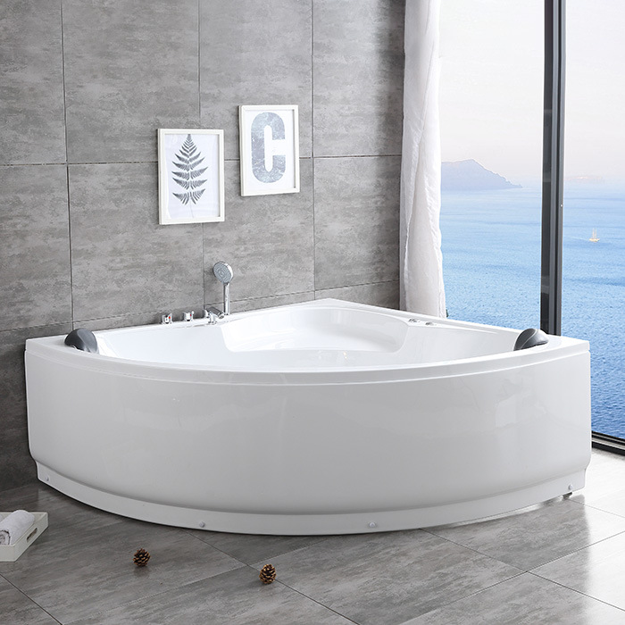 Bồn tắm Thiết bị vệ sinh Sanyu Hình tam giác Surf Jacuzzi Acrylic Nhiệt độ không đổi độc lập Bồn tắm thông thường Khách sạn B&B - Hình 4 Bồn tắm Thiết bị vệ sinh Sanyu Hình tam giác Surf Jacuzzi Acrylic Nhiệt độ không đổi độc lập Bồn tắm thông thường Khách sạn B&B - Hình 4