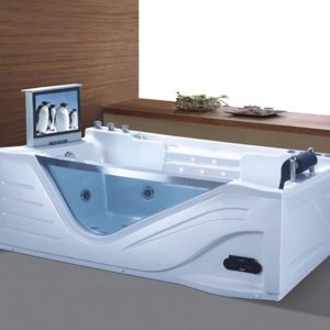 Bồn tắm Tonys 8307 gia đình khách sạn acrylic váy đôi Bồn tắm thông minh bể sục lướt sóng đơn - Hình 2