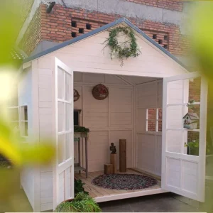 Cabin sân vườn bằng gỗ chống ăn mòn ngoài trời , cabin di động, gian hàng tại nhà, cabin - Hình 2
