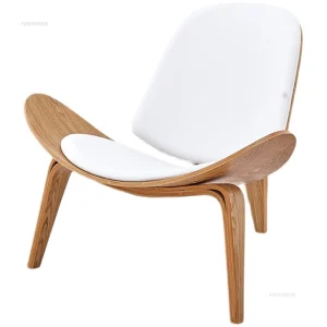 Châu Âu Da Tựa Lưng Ghế Lounge Thiết Kế Vỏ Ghế Phòng Khách Ban Công Lười Đơn Ghế Sofa Nội Thất Phòng Khách M - Hình 2