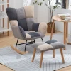 Châu Âu Ghế Xoay Hộ Gia Đình Ghế Phòng Khách Nội Thất Gia Đình Phòng Ngủ Đơn Thịt Cừu Cashmere Sofa Ban Công Giải Trí Ghế Bành