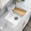 Chậu rửa bằng sứ ban công tùy chỉnh Chậu rửa mặt dưới quầy