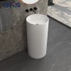 Chậu rửa Beihongsi đá nhân tạo cột tròn chậu rửa từ trần đến sàn một mảnh chậu rửa kỹ thuật khách sạn gia đình