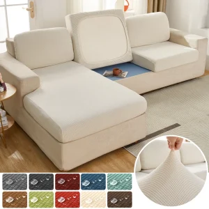Co Giãn Chống Thấm Nước Sofa Đệm Có Dệt Hoa Dày Ghế Sofa Phòng Khách Bọc Ghế Dài Có Bảo Vệ Nội Thất