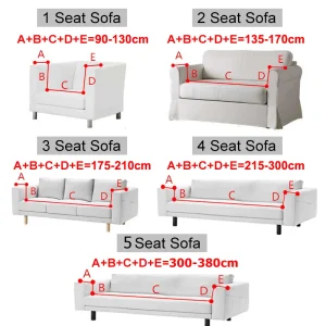 Co Giãn Ghế Sofa Có Cho Phòng Khách Hình Học Ghế Dệt Kim Lưới Ngô Vải Sofa Slipcovers Ghế Bảo Vệ Trang Trí Nhà - Hình 2