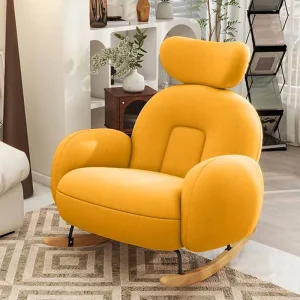 Công Thái Học Hiện Đại Ghế Phòng Khách Cao Cấp Tay Chống Bẹp Đầu Bắc Âu Ghế Đính Đá Đơn Thẩm Mỹ Meubles De Salon Trang Trí Nhà - Hình 4