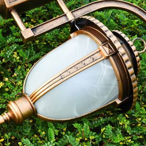 Cột Đèn màu đen 2 bóng cao 200cm - Hình 4