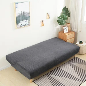 Dạ Nỉ Không Tay Vịn Ghế Sofa Co Giãn Settee Có Không Tay Cho Phòng Khách Gấp Đồ Nội Thất Có Thể Giặt Ghế Dài Bảo Vệ 1 Máy Tính - Hình 4