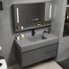 Đá phiến sang trọng nhẹ một chậu tủ phòng tắm kết hợp chậu rửa hiện đại tối giản chậu rửa tủ chậu rửa phòng tắm