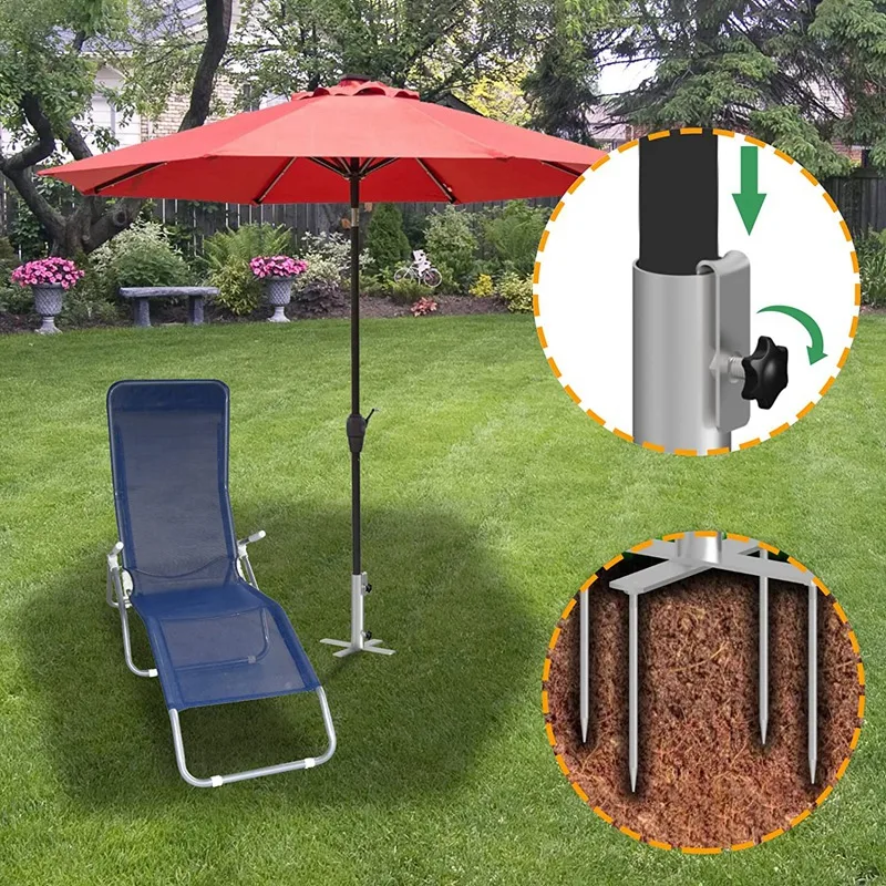 Đế ô đi biển, cọc ô có thiết kế, giá đỡ cỏ bằng kim loại chịu lực cao đứng đế giữ ô trong hiên - Hình 3 Đế ô đi biển, cọc ô có thiết kế, giá đỡ cỏ bằng kim loại chịu lực cao đứng đế giữ ô trong hiên - Hình 3