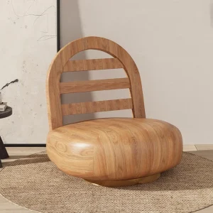Dễ Thương Ghế Hiện Đại Phòng Khách Nghịch Ngợm Cừu Len Gỗ Ghế Trưởng Phòng Sofa Lười Xoay Cadeira Giratoria Trang Trí Phòng Khách - Hình 4