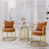 Dễ Thương Trang Điểm Vệ Sinh Cá Nhân Ghế Bành Nền Tảng Ngoài Trời Phiên Tối Giản Vintage Ghế Kim Loại Stoelen Nội Thất Gia Đình SY50LC