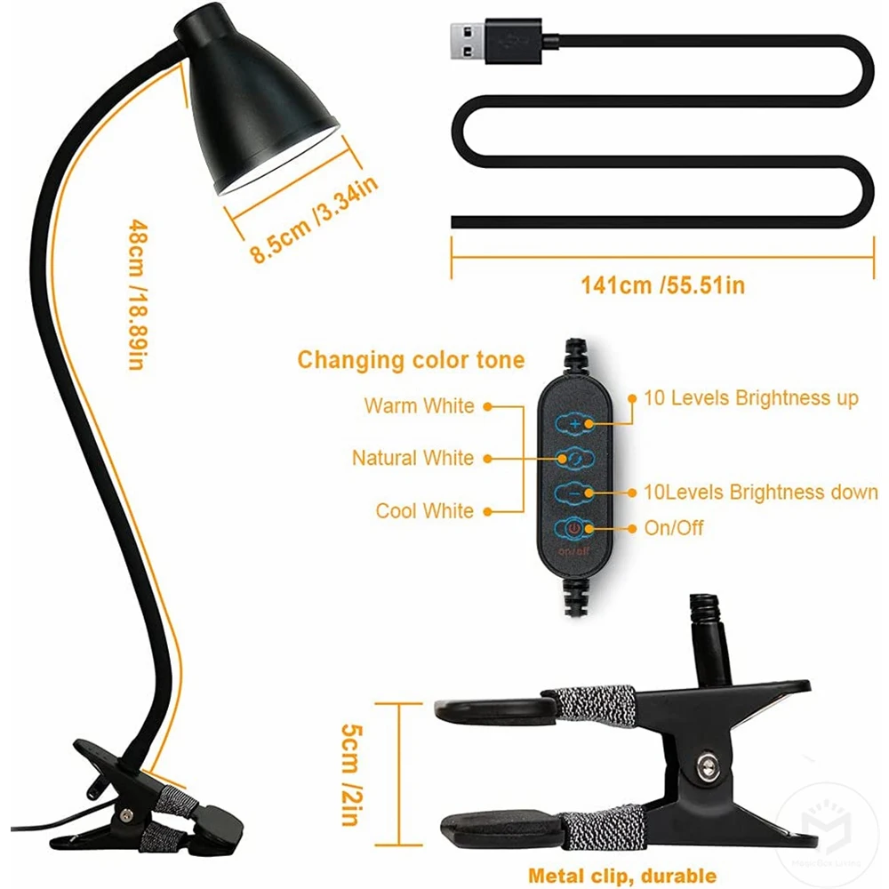 Đèn 38 Đèn Bàn LED 3 Chế Độ Màu 10 Độ Sáng Mờ Đèn Đọc Sách Hẹn Giờ Tắt Tự Động Để Bàn Linh Hoạt Cổ Ngỗng Kẹp Đèn Sách - Hình 4 Đèn 38 Đèn Bàn LED 3 Chế Độ Màu 10 Độ Sáng Mờ Đèn Đọc Sách Hẹn Giờ Tắt Tự Động Để Bàn Linh Hoạt Cổ Ngỗng Kẹp Đèn Sách - Hình 4