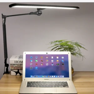 Đèn 60cm Siêu rộng 20W Độ sáng cao Linh hoạt Đèn bàn dài LED linh hoạt Đèn nhiệm vụ cho nhà thiết kế văn phòng và nơi làm việc có kẹp