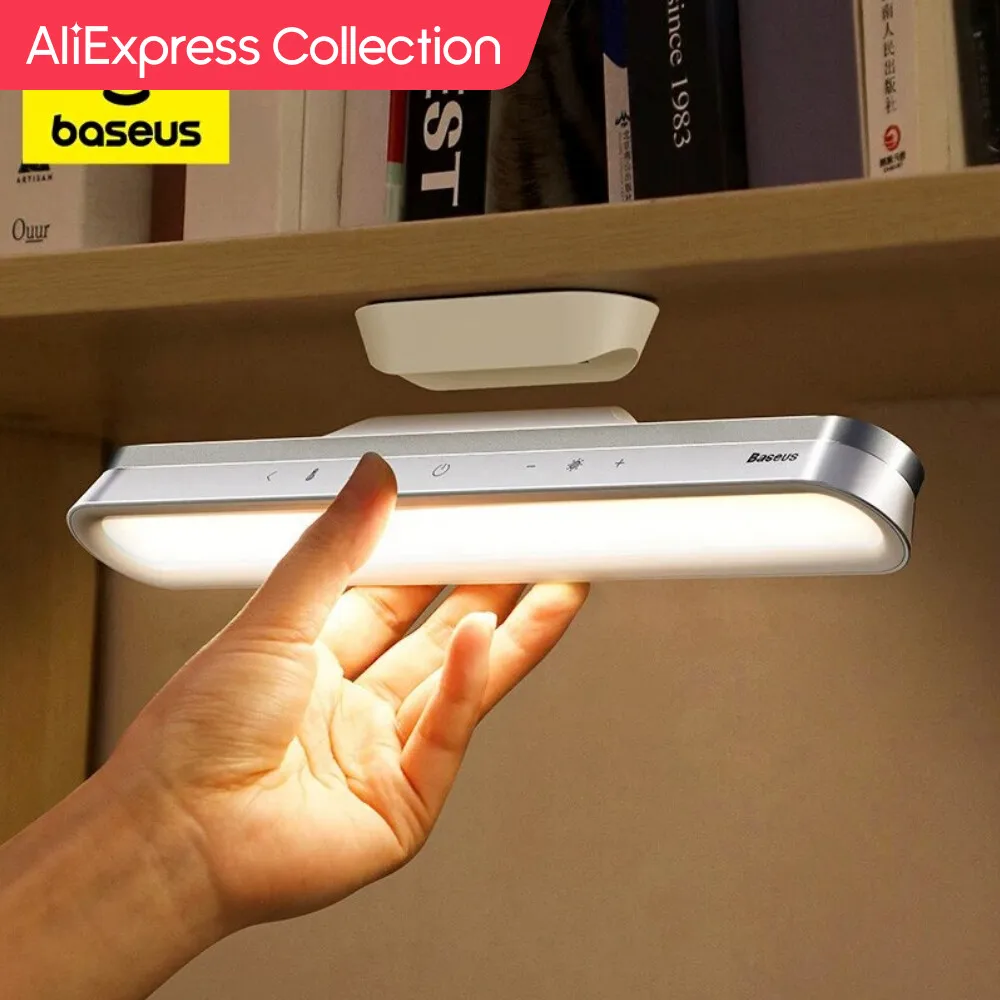 Đèn AliExpress Bộ sưu tập Baseus Đèn bàn treo Từ đèn LED để bàn có thể sạc Vô cấp Mờ tủ Đèn ngủ cho Đèn AliExpress Bộ sưu tập Baseus Đèn bàn treo Từ đèn LED để bàn có thể sạc Vô cấp Mờ tủ Đèn ngủ cho