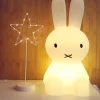 Đèn Ánh Sáng Dễ Thương Thỏ Chiếu Sáng Tâm Trạng Ánh Sáng Đèn Ngủ Đèn LED Amps Cho Phòng Viết Đèn Để Bàn Trẻ Em Đèn Ngủ quà Tặng
