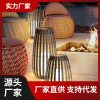Đèn Ánh sáng ngoài trời năng lượng mặt trời ánh sáng sân vườn bố trí sân vườn Đèn sàn biệt thự bãi cỏ ánh sáng ngoài trời không thấm nước sân thượng không khí ánh sáng