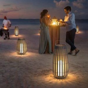 Đèn Ánh sáng ngoài trời năng lượng mặt trời ánh sáng sân vườn bố trí sân vườn Đèn sàn biệt thự bãi cỏ ánh sáng ngoài trời không thấm nước sân thượng không khí ánh sáng - Hình 4
