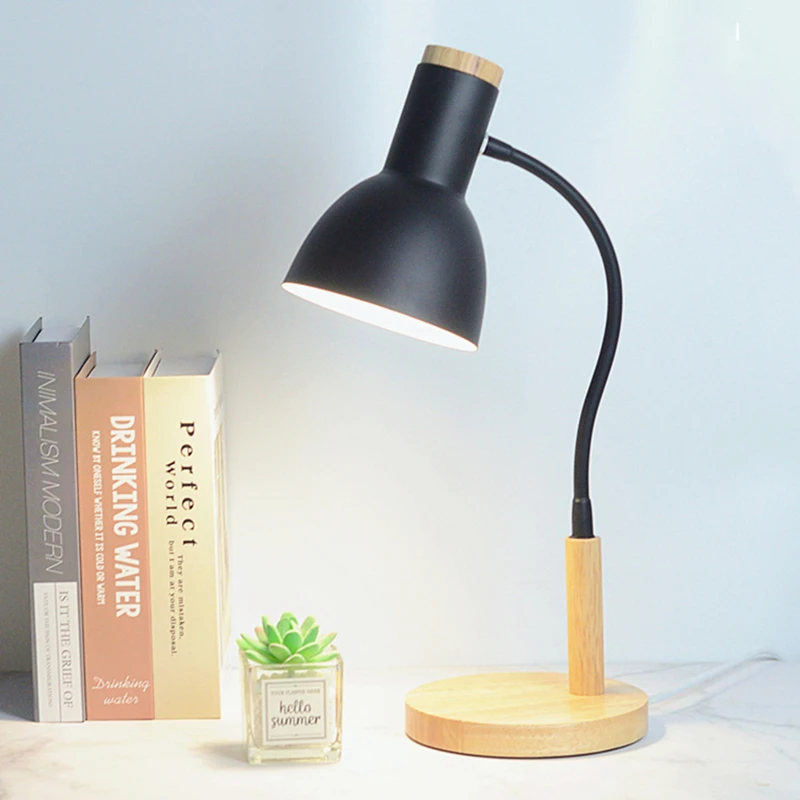 Đèn Bắc Âu Đèn Bàn Gỗ Học Tập Trẻ Em Cơ Bản Flexo LED Để Bàn Phòng Ngủ Đêm Thẩm Mỹ Trang Trí Phòng Đầu Giường Đọc Sách Đầu Giường - Hình 2 Đèn Bắc Âu Đèn Bàn Gỗ Học Tập Trẻ Em Cơ Bản Flexo LED Để Bàn Phòng Ngủ Đêm Thẩm Mỹ Trang Trí Phòng Đầu Giường Đọc Sách Đầu Giường - Hình 2