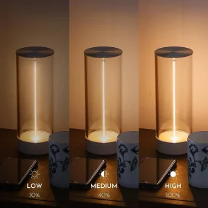 Đèn bàn AUGE LIGHT tối giản – Thiết kế không dây hiện đại, dùng đầu giường, phòng khách, văn phòng - Hình 3