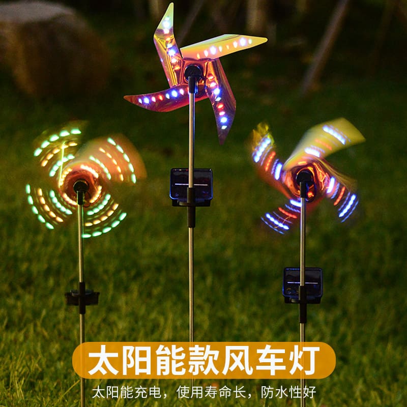 Đèn Bán buôn cối xay gió năng lượng mặt trời Đèn Symphony phong cảnh sân vườn không khí Đèn đa chế độ công tắc thông minh cắm đất Đèn bãi cỏ Đèn - Hình 3 Đèn Bán buôn cối xay gió năng lượng mặt trời Đèn Symphony phong cảnh sân vườn không khí Đèn đa chế độ công tắc thông minh cắm đất Đèn bãi cỏ Đèn - Hình 3