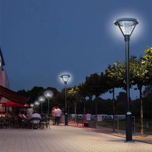 Đèn Bán buôn Đèn sân vườn 3 mét 4 mét không thấm nước cộng đồng Đèn led cảnh quan Đèn đường biệt thự ngoài trời Đèn cực cao năng lượng mặt trời hộ gia đình - Hình 2