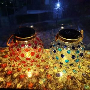 Đèn Bán buôn năng lượng mặt trời ánh sáng sân vườn ngoài trời sóng không thấm nước điểm nứt bố trí vườn ban công trang trí ánh sáng lều treo ánh sáng - Hình 2