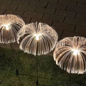Đèn bán buôn năng lượng mặt trời sứa Đèn bãi cỏ Đèn vườn Đèn năng lượng mặt trời Đèn ngoài trời đêm nhỏ Đèn sàn khí quyển Đèn - Hình 3