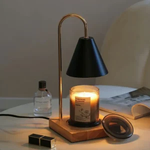 Đèn Bàn Đèn Xông Phòng Retro Nóng Chảy Đèn Sáp Có Hẹn Giờ Giáng Sinh Hiện Đại Trang Trí Nến Ấm Đèn Để Bàn Tâm Trạng Ánh Sáng - Hình 2