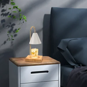 Đèn Bàn Đèn Xông Phòng Retro Nóng Chảy Đèn Sáp Có Hẹn Giờ Giáng Sinh Hiện Đại Trang Trí Nến Ấm Đèn Để Bàn Tâm Trạng Ánh Sáng - Hình 3